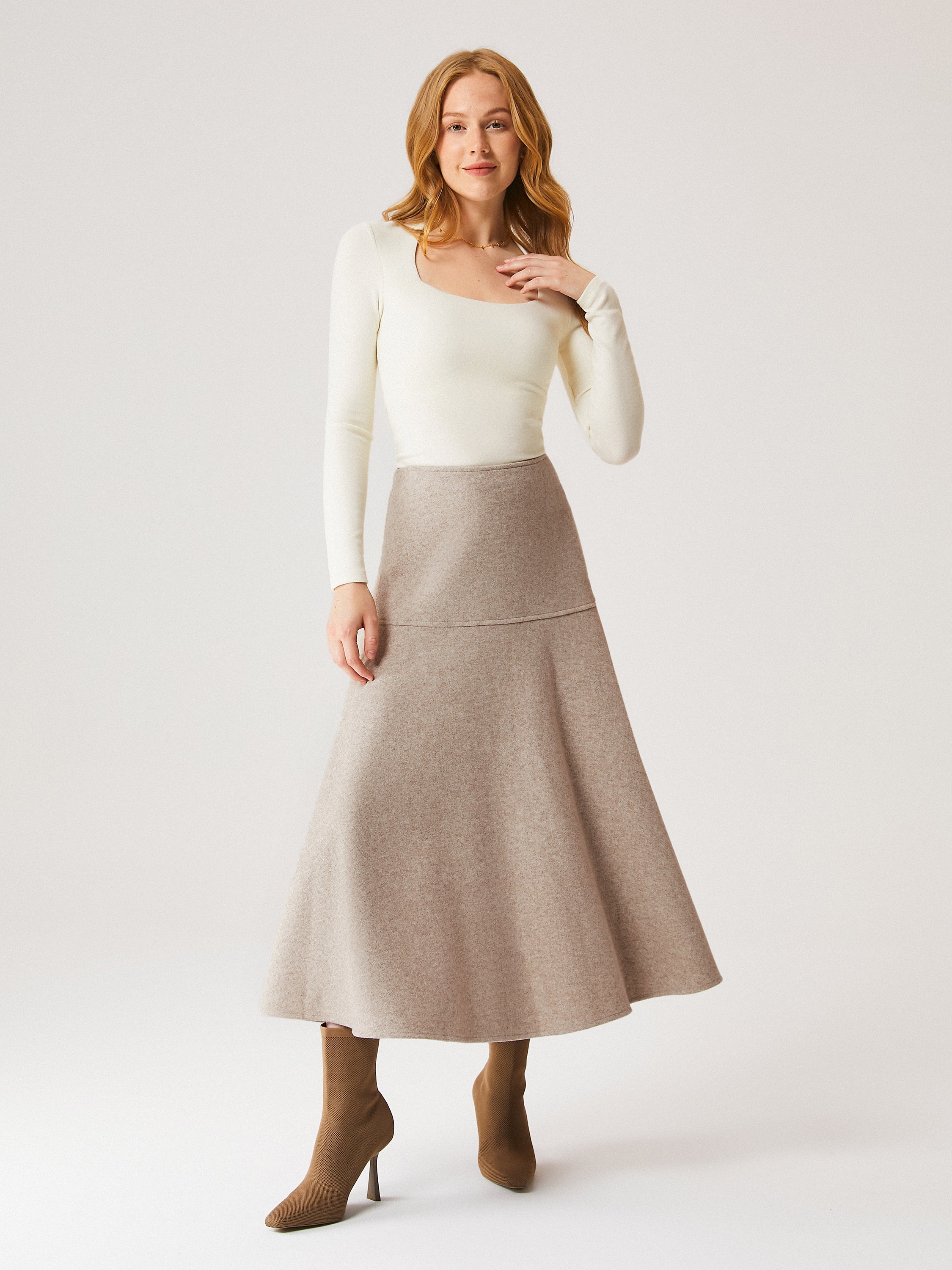 ContourWool Maxi Skirt