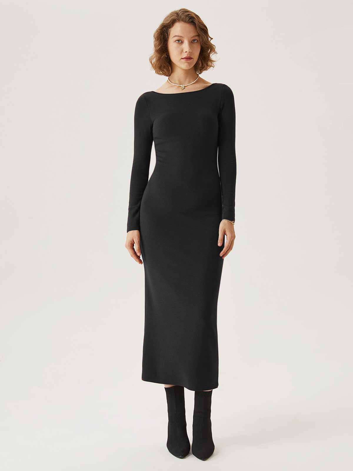 BareBack Midi Dress