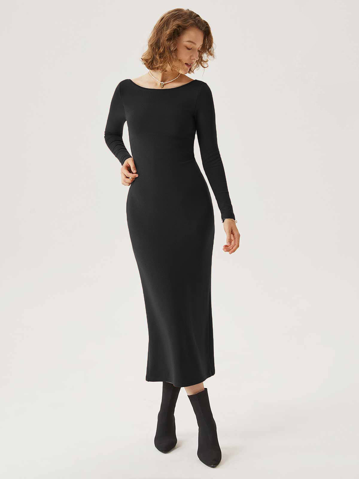 BareBack Midi Dress