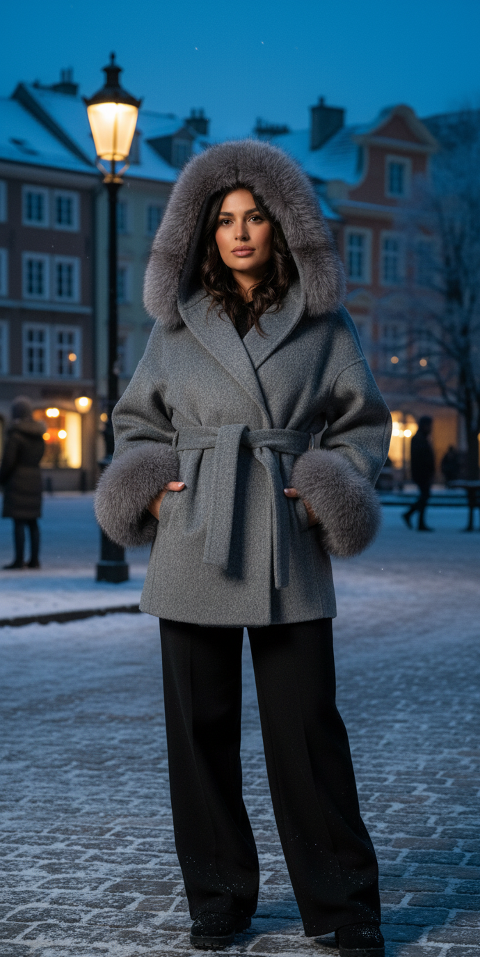 MonoCurve Drape Coat