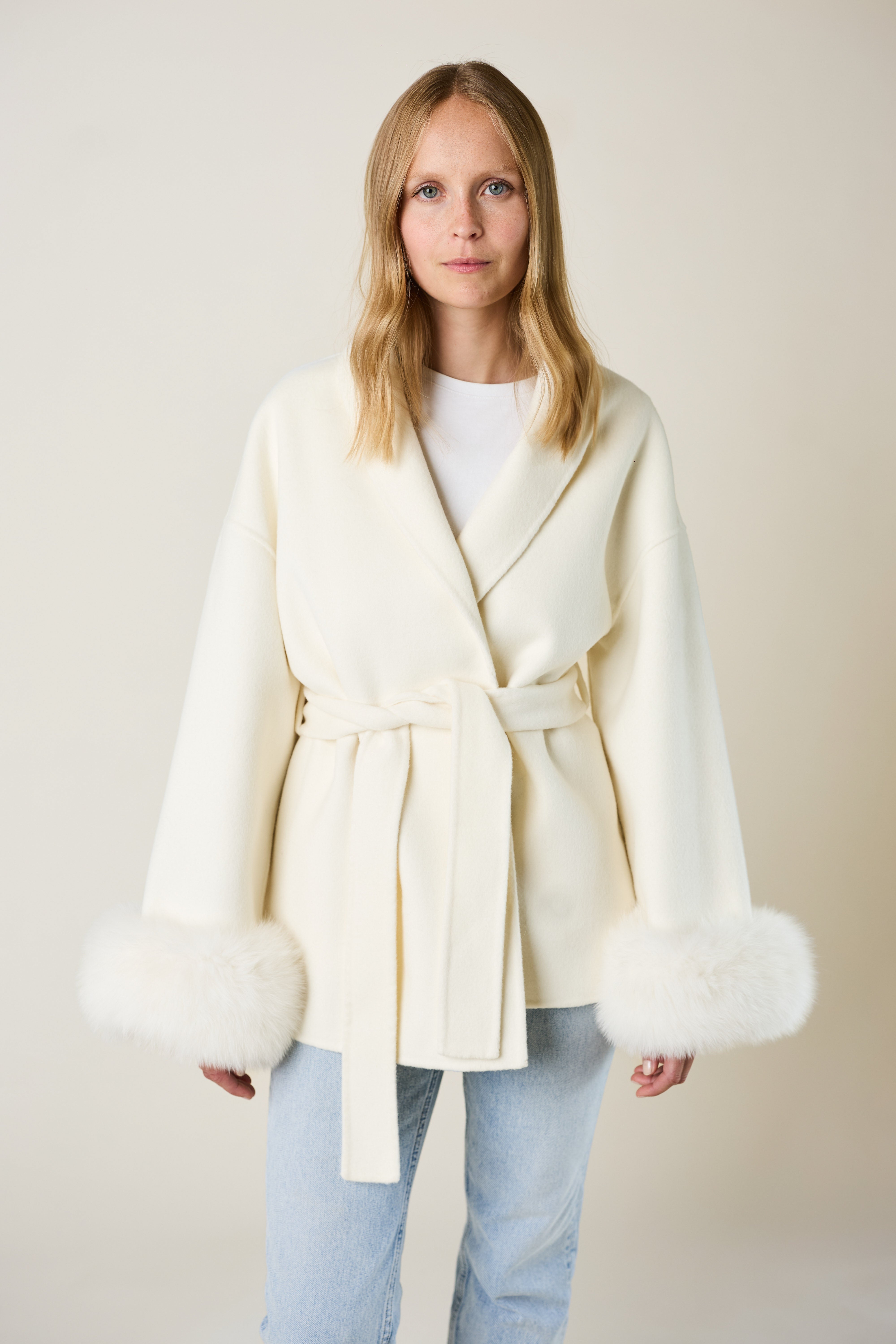 Andermatt Cashmere Coat - Ivory