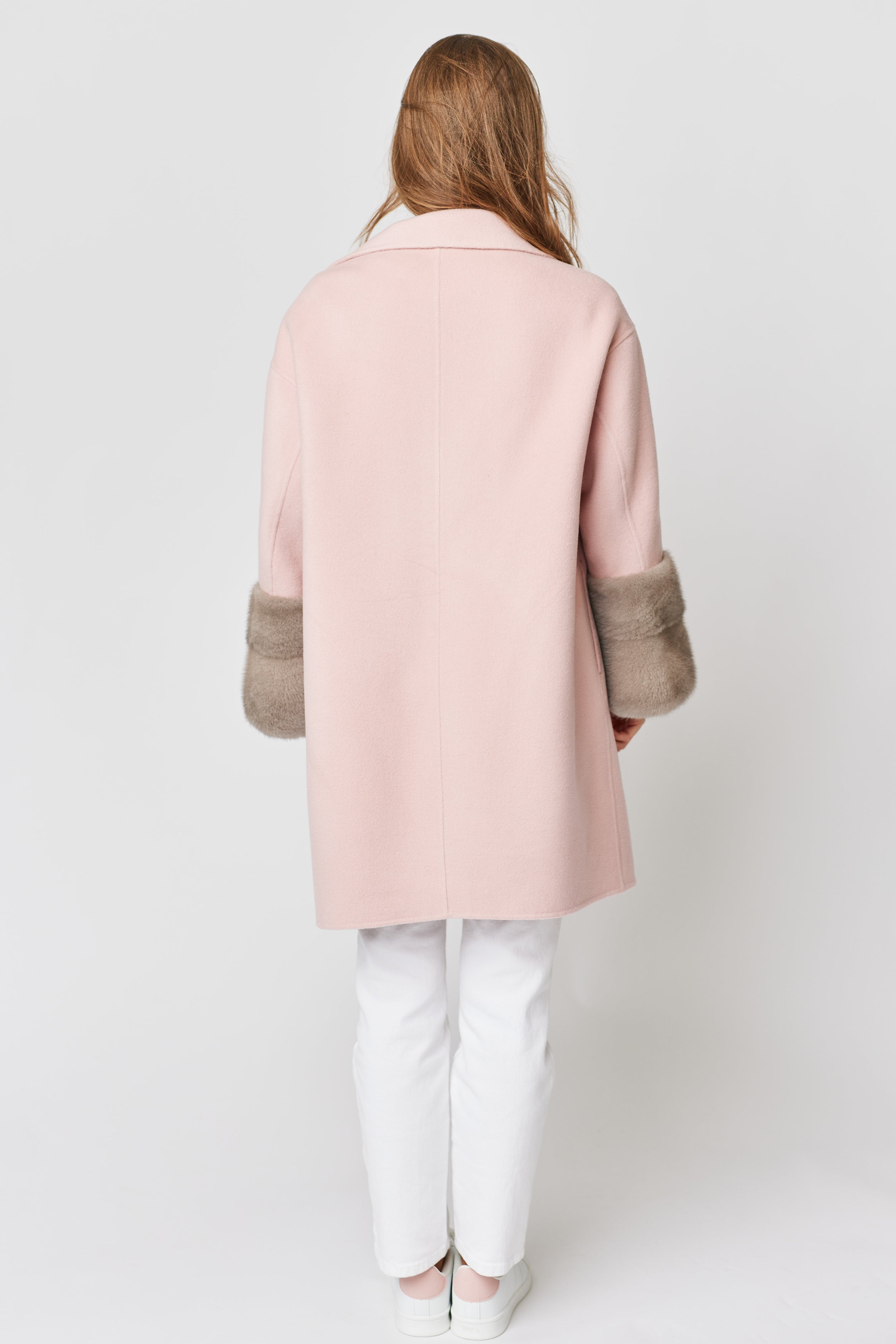 Faubourg Cashmere Coat - Pink