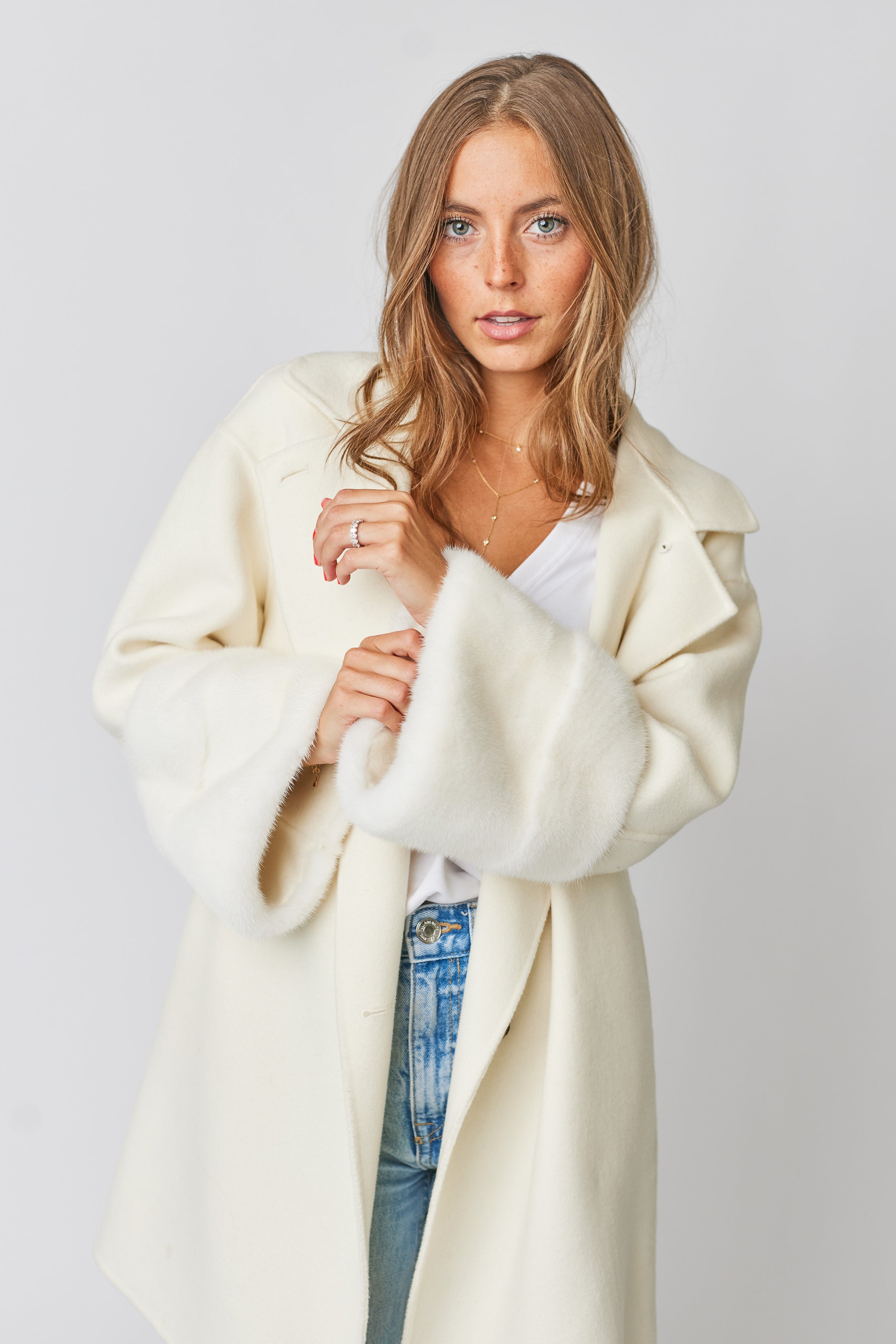 Faubourg Cashmere Coat - Ivory