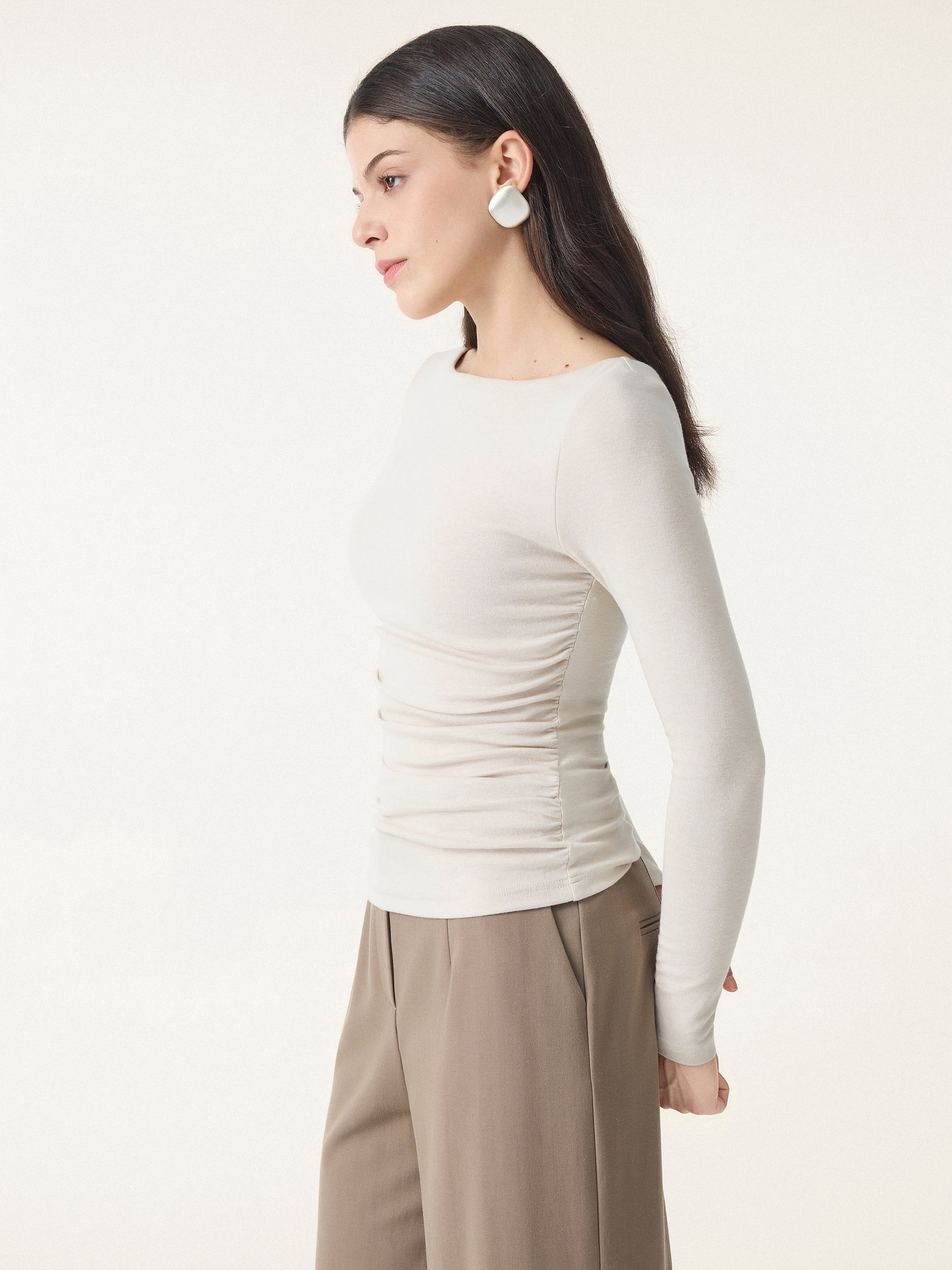 LiteFleece Boatneck Fitted Brami