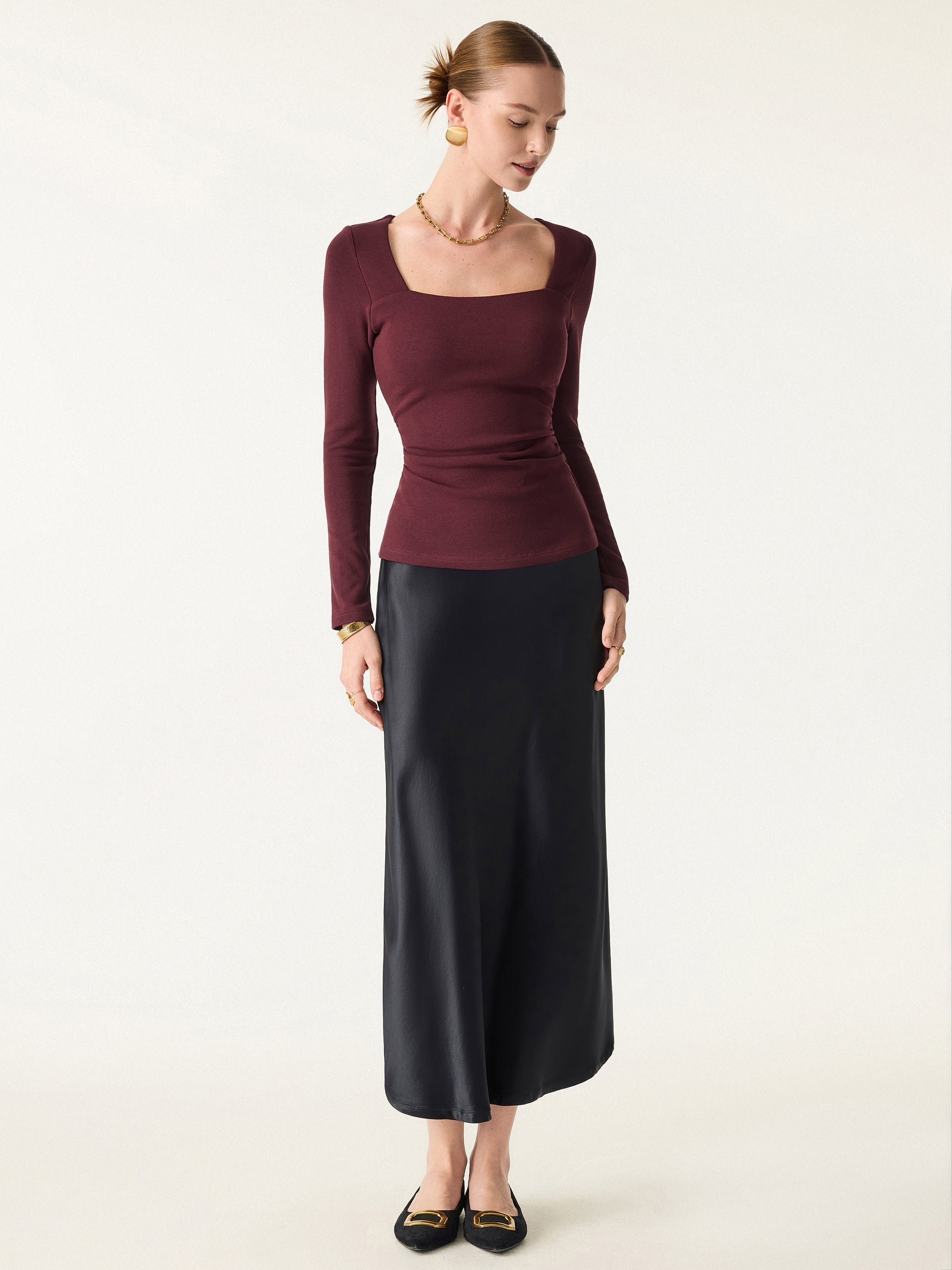 Veluxe Curved V Brami Top