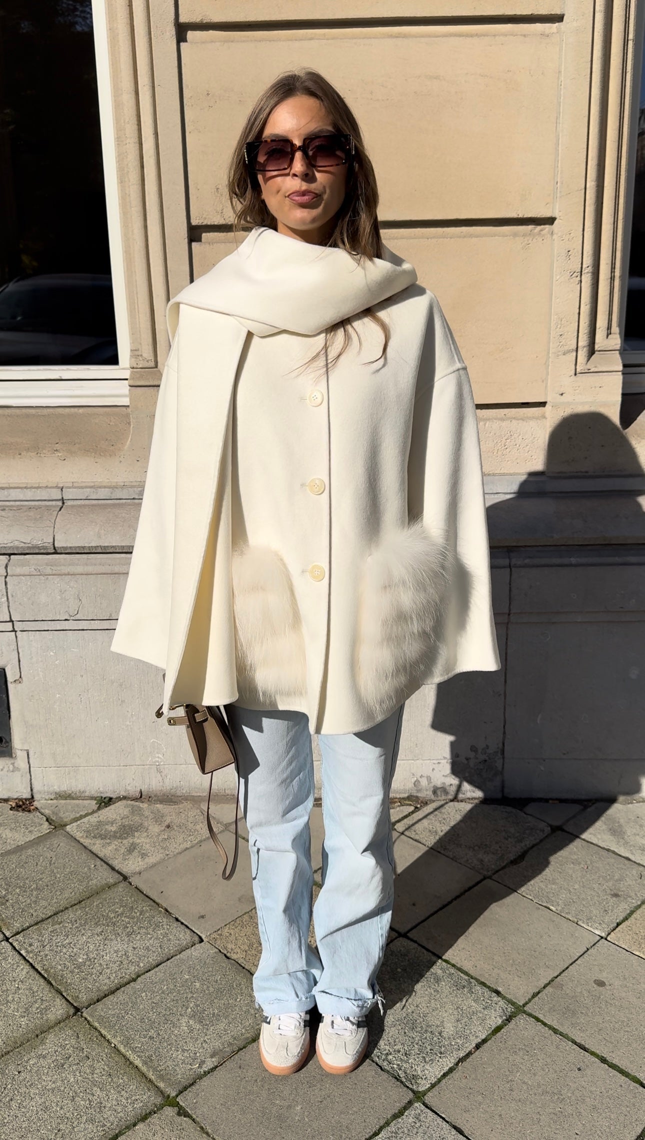 Salzburg Cashmere Coat - Ivory