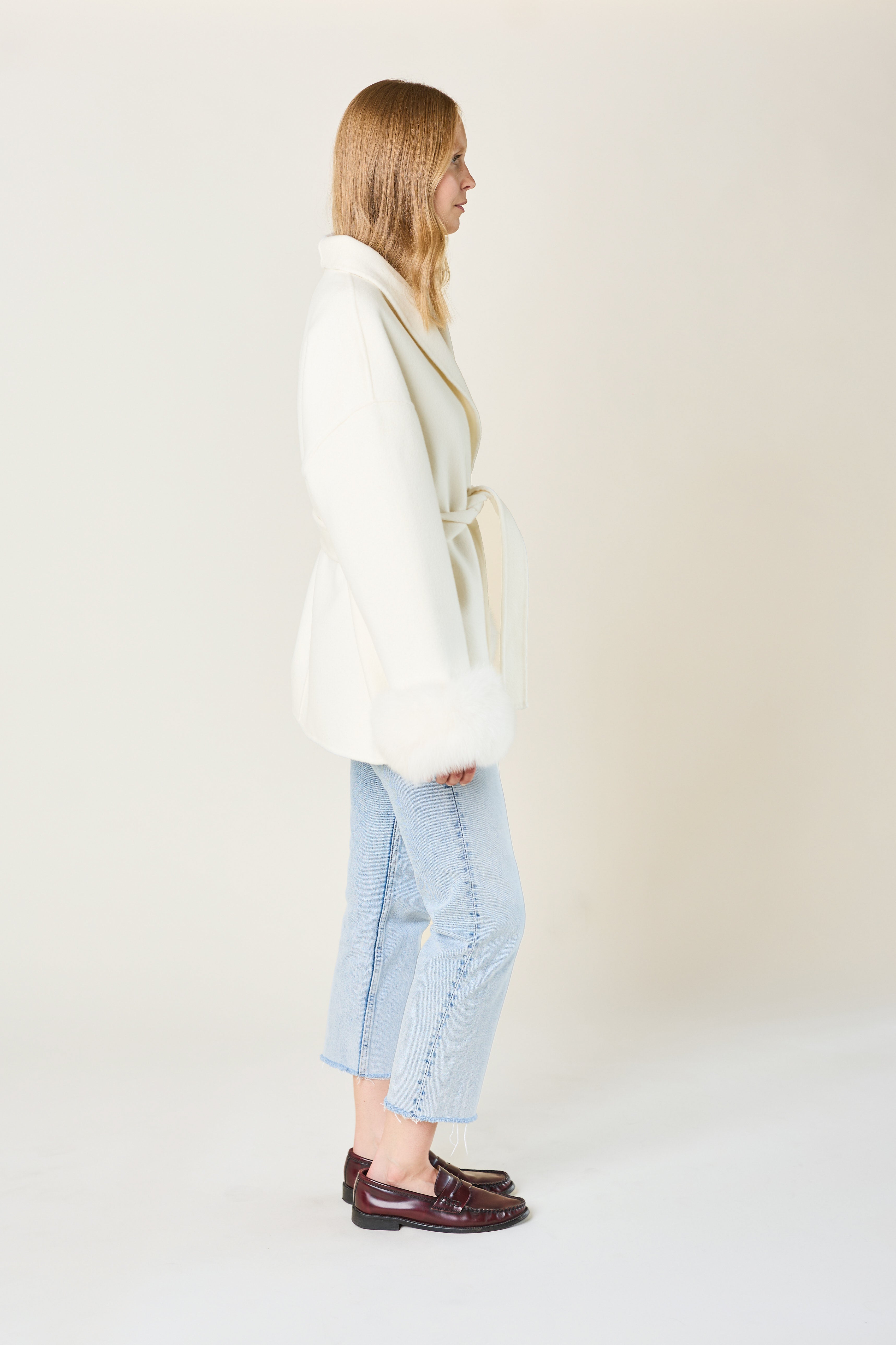 Andermatt Cashmere Coat - Ivory