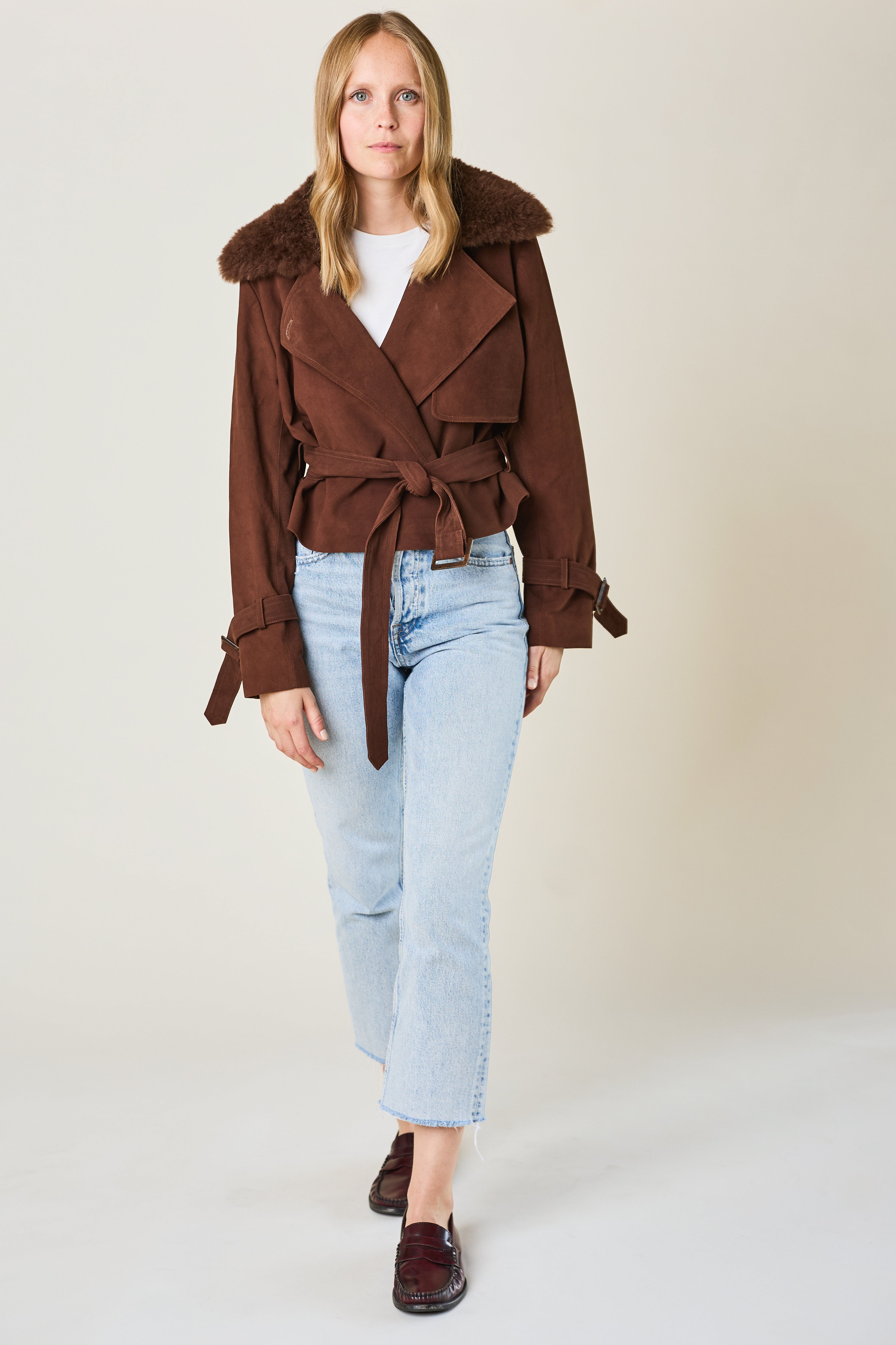 Kensington Suede Coat - Short