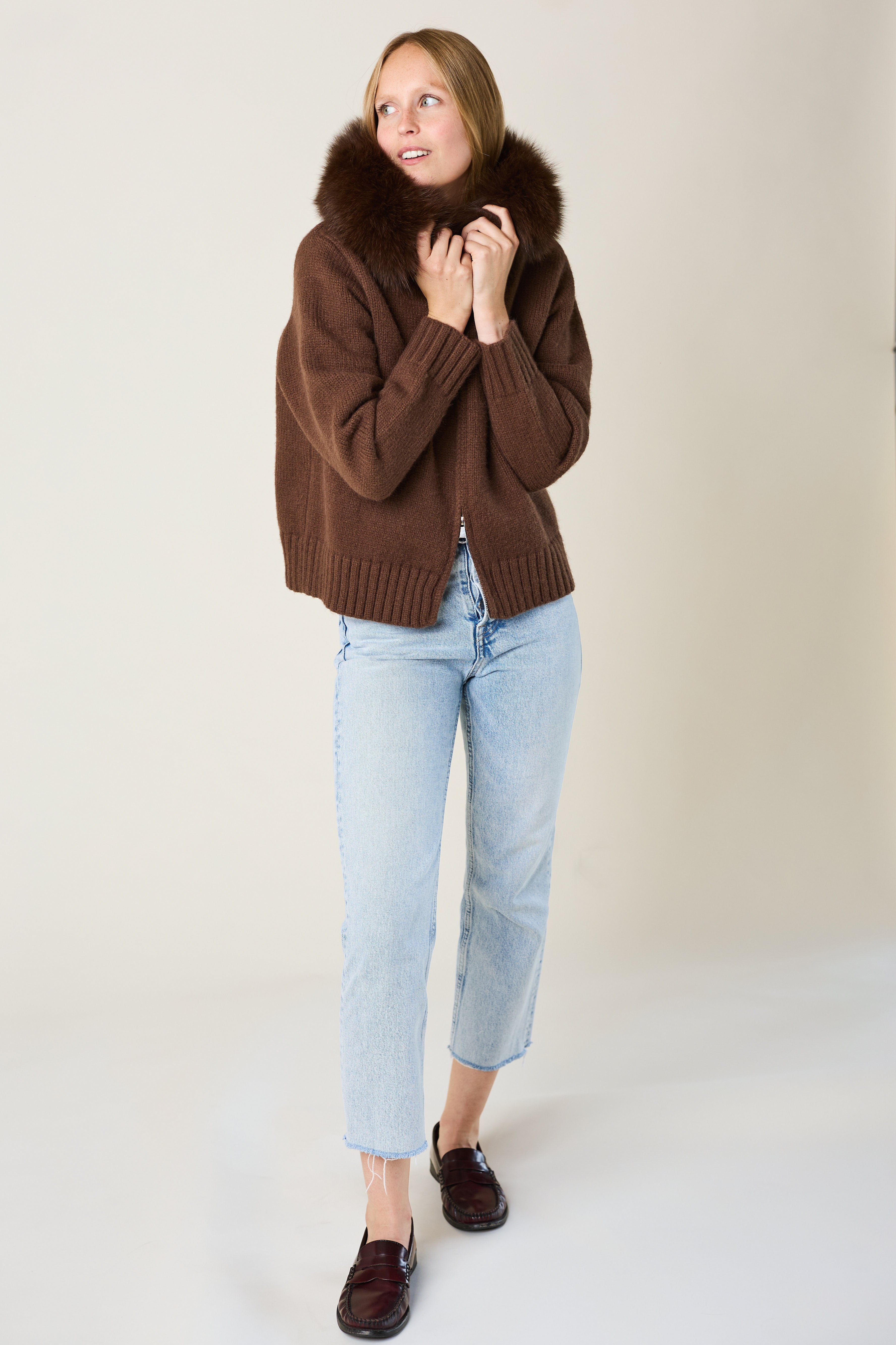 Belmond Cardigan - Brown