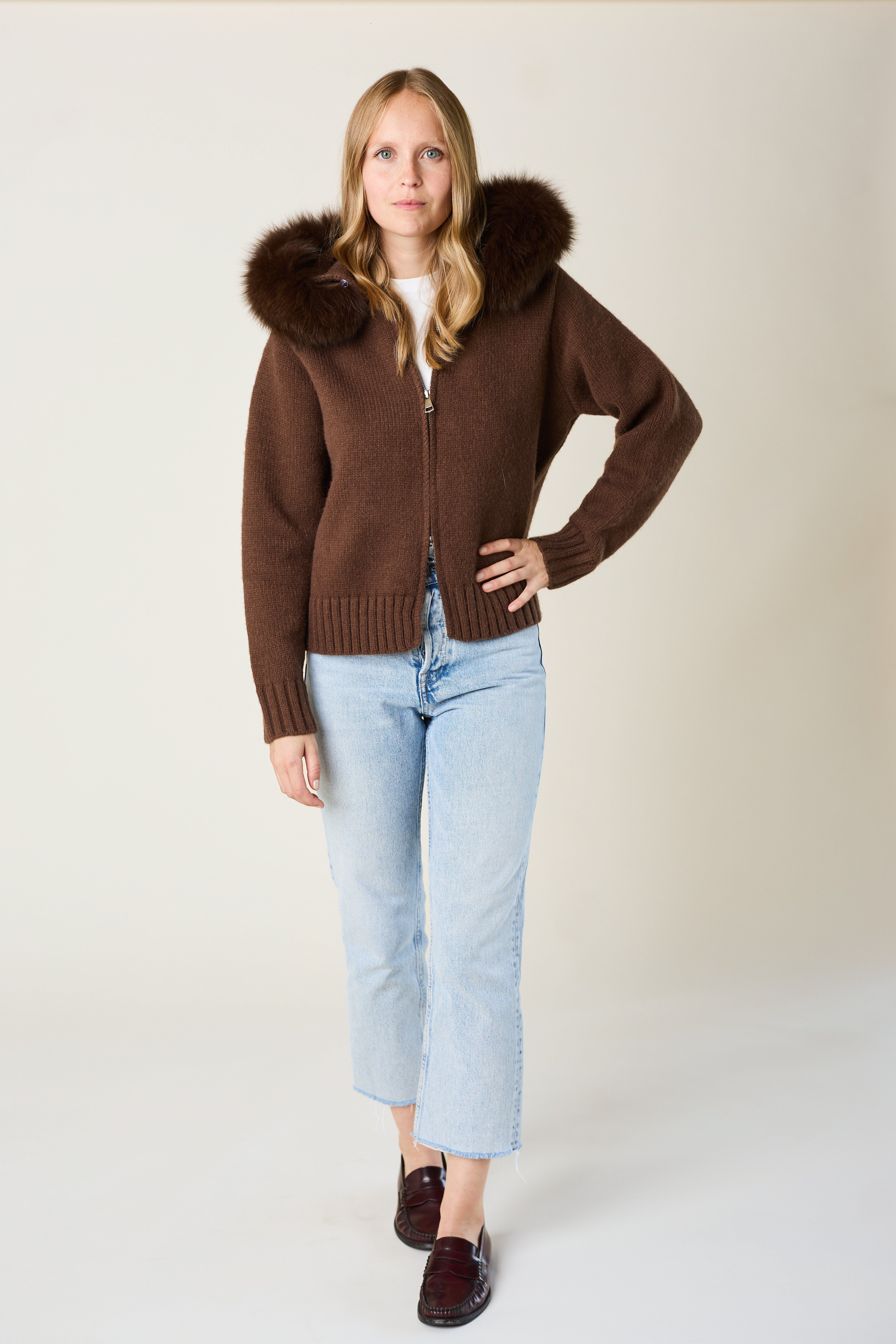 Belmond Cardigan - Brown