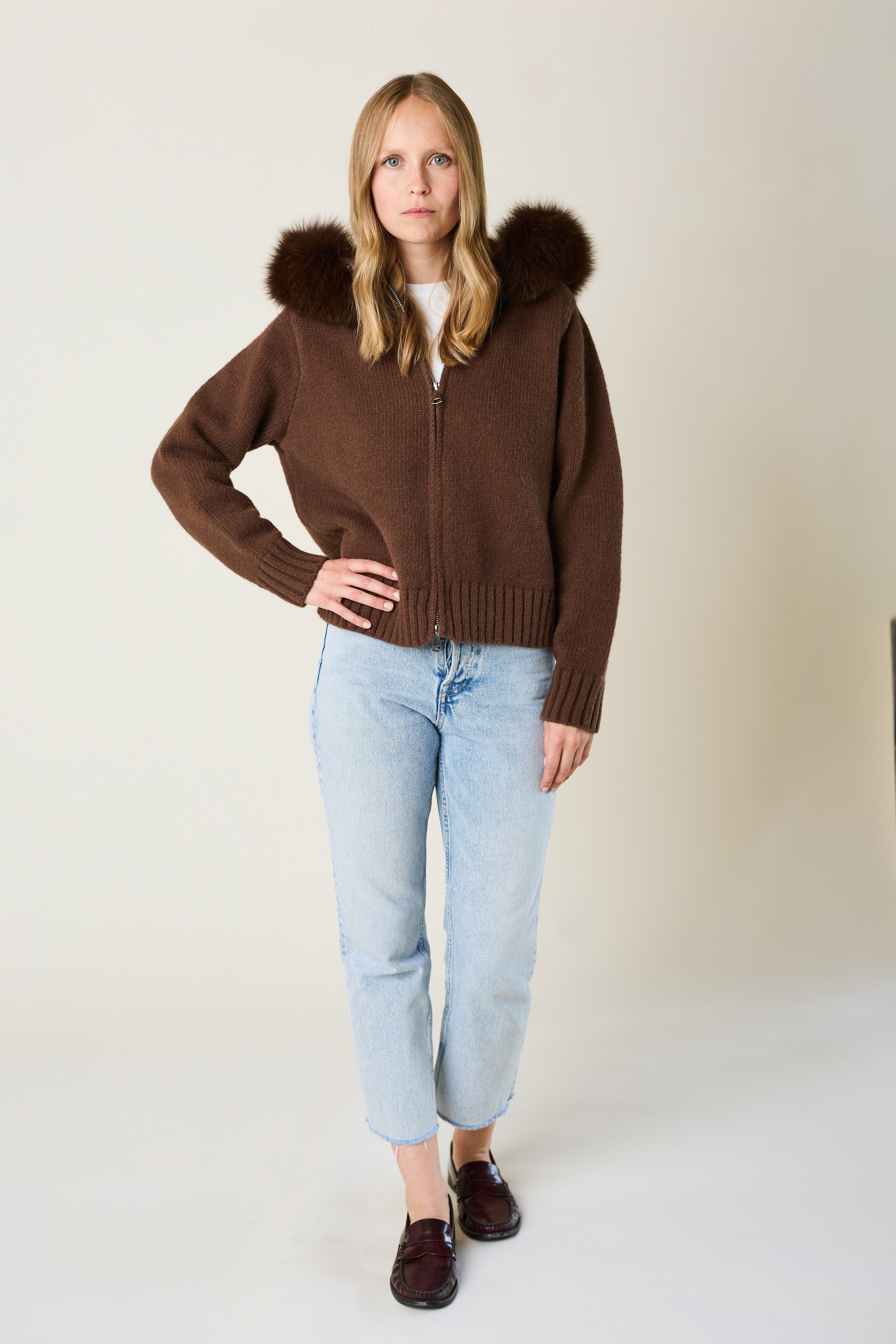 Belmond Cardigan - Brown