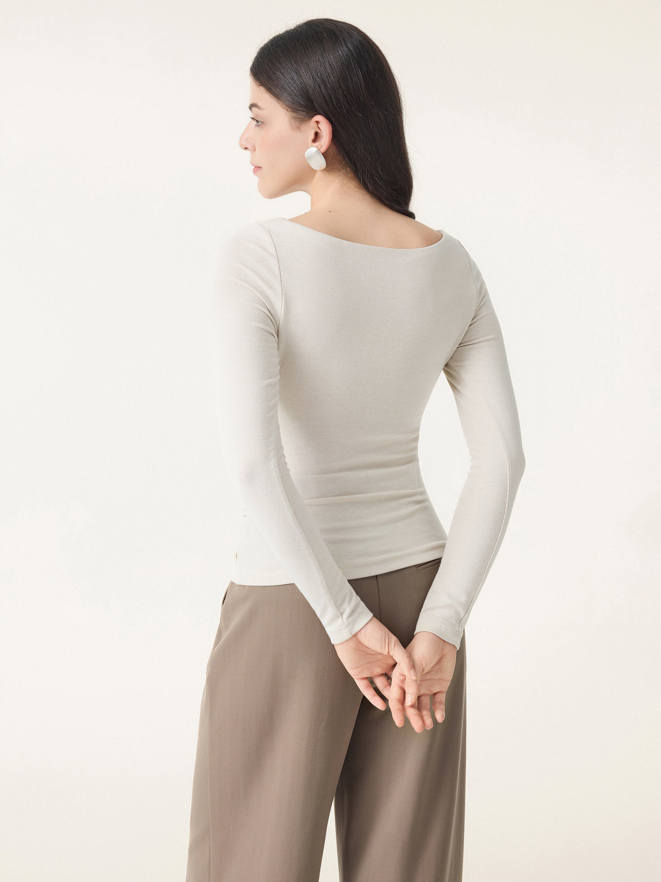 LiteFleece Boatneck Fitted Brami