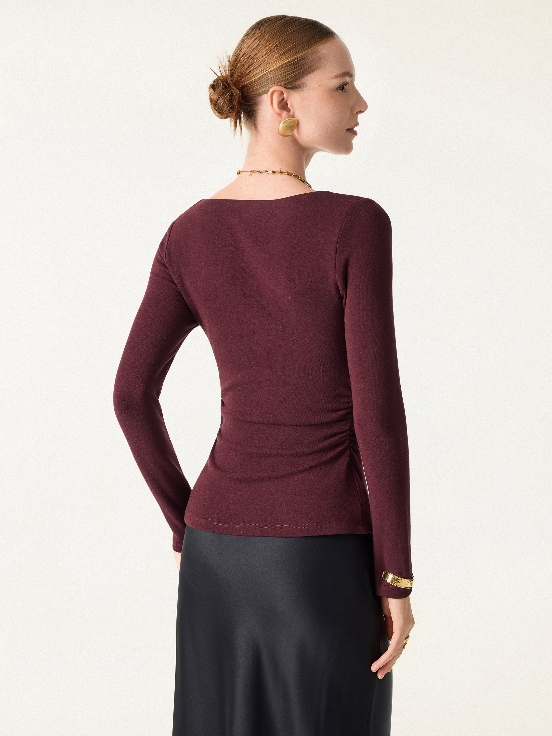 Veluxe Curved V Brami Top